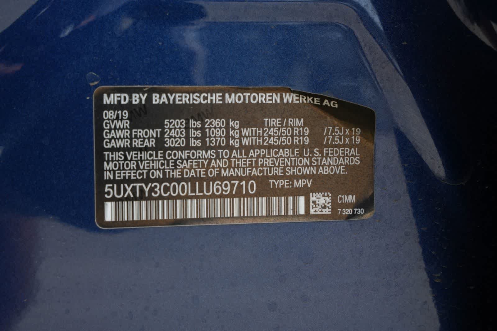 Used 2020 BMW X3 sDrive30i RWD image 25