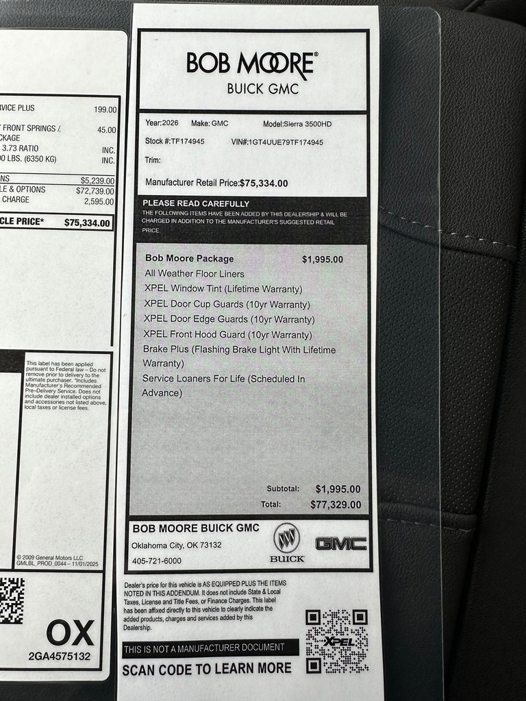 New 2026 GMC Sierra 3500 SLT w/ SLT Convenience Package image 28