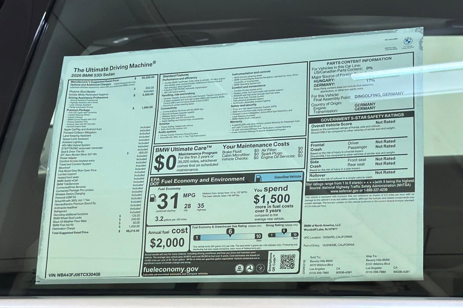 Used 2026 BMW 530i RWD image 29