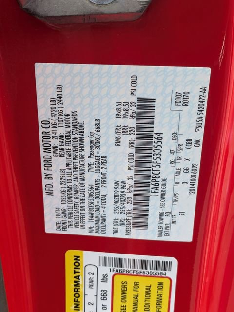 Used 2015 Ford Mustang GT Premium w/ Equipment Group 401A image 23