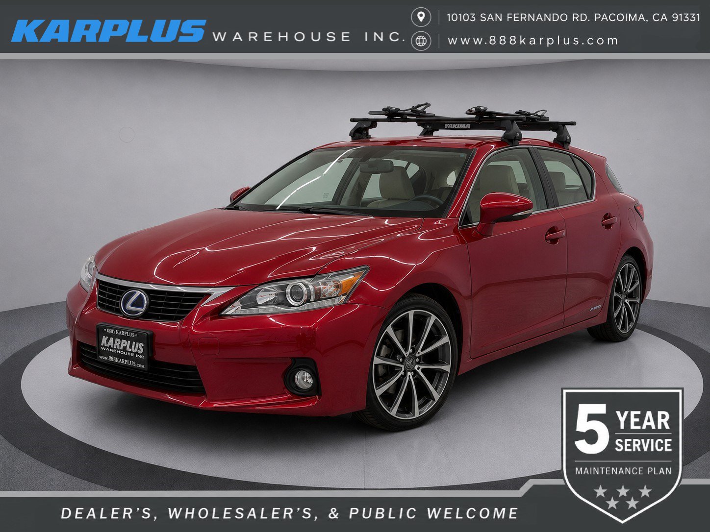 Used 2012 Lexus CT 200h Premium FWD image 1