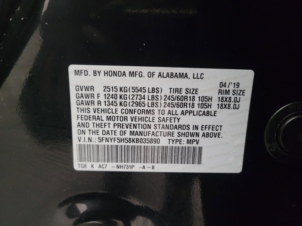 Used 2019 Honda Pilot EX-L image 33