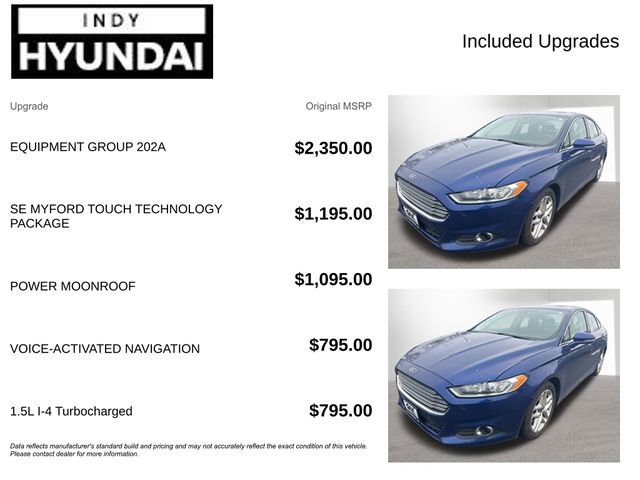 Used 2016 Ford Fusion SE w/ Equipment Group 202A image 4