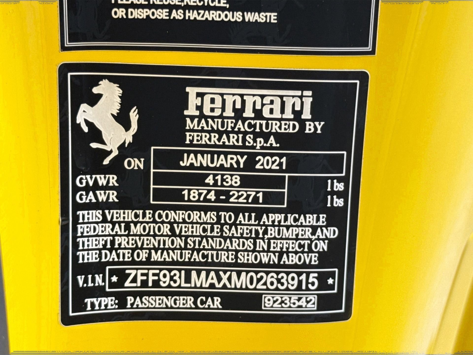 Certified 2021 Ferrari F8 Tributo image 27