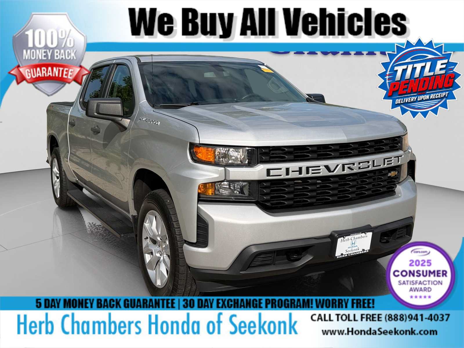 Used 2020 Chevrolet Silverado 1500 Custom w/ Trailering Package