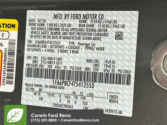 New 2026 Ford Mustang GT Premium w/ GT Performance Package RWD image 33