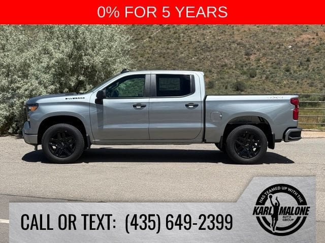 New 2026 Chevrolet Silverado 1500 Custom w/ LPO, Dark Essentials Package AWD/4WD image 2