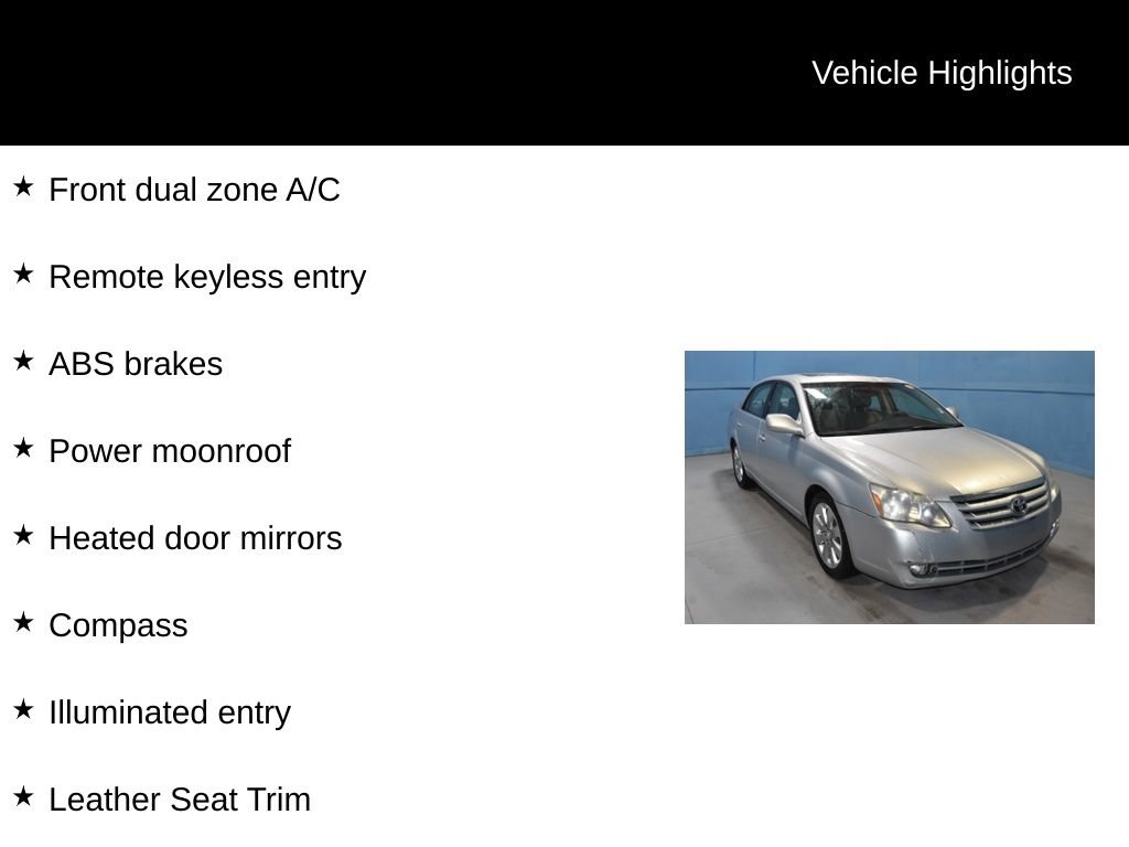 Used 2006 Toyota Avalon XLS FWD image 32