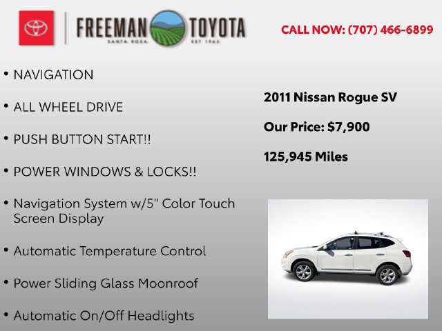 Used 2011 Nissan Rogue SV w/ Premium Pkg AWD/4WD image 9