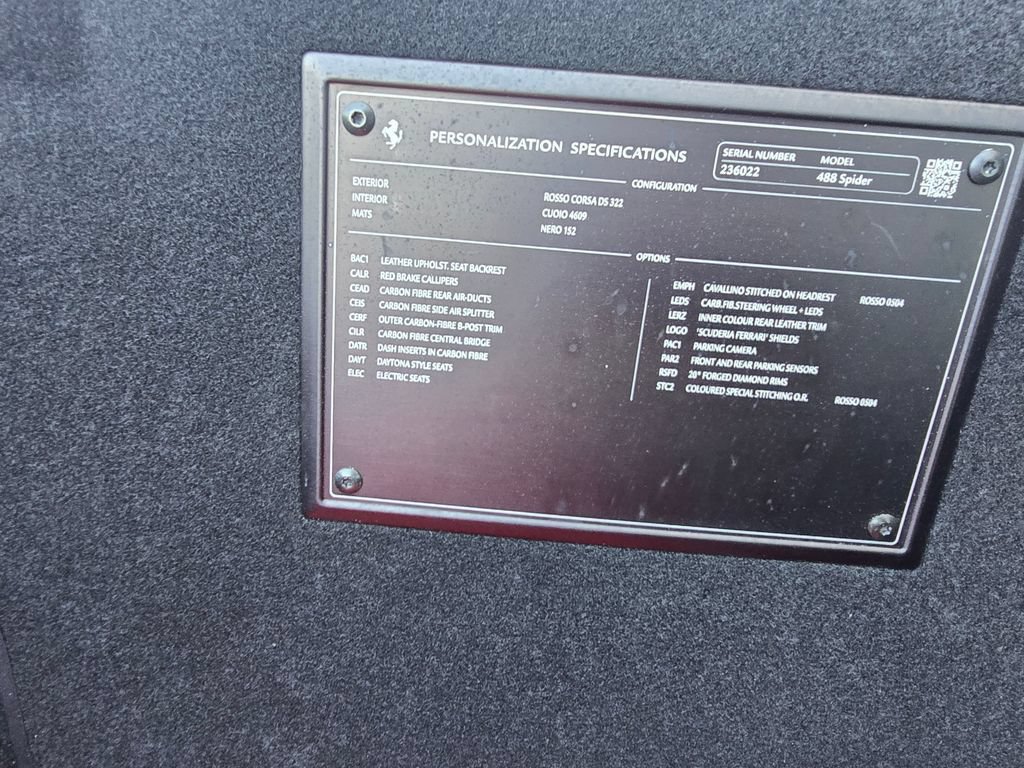 Used 2018 Ferrari 488 Spider RWD image 50