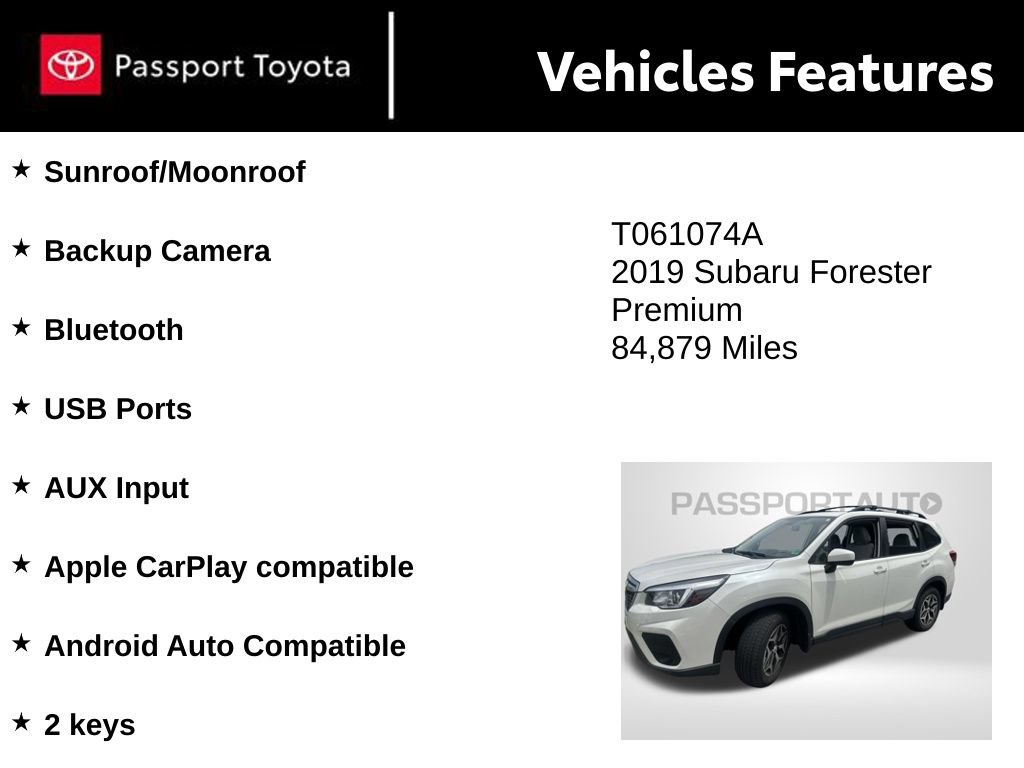 Used 2019 Subaru Forester Premium w/ All-Weather Package AWD/4WD image 8