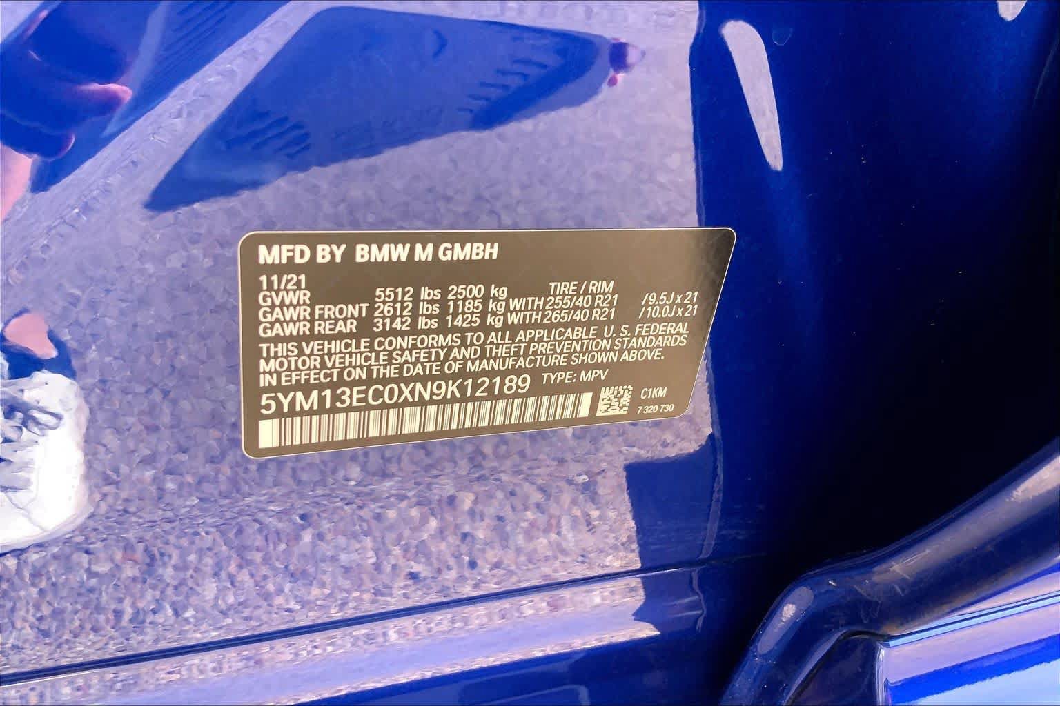 Used 2022 BMW X3 M w/ Competition Package AWD/4WD image 37
