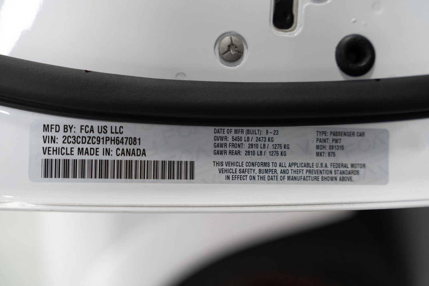 Used 2023 Dodge Challenger SRT Hellcat w/ Plus Package image 50