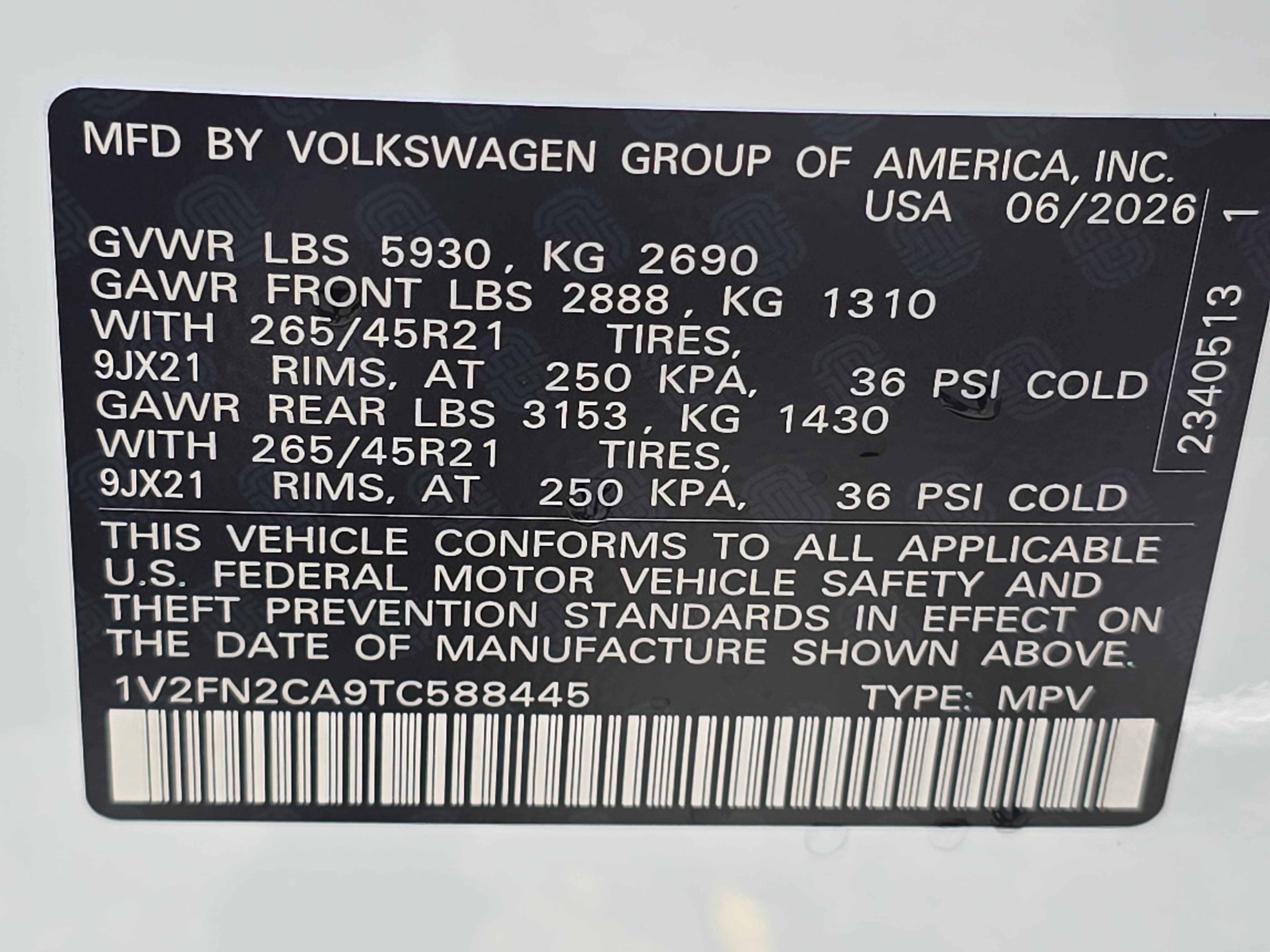 New 2026 Volkswagen Atlas SEL Premium R-Line AWD/4WD image 36