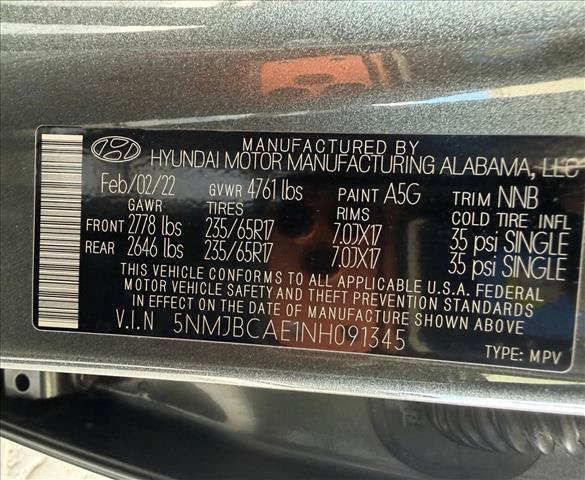 Used 2022 Hyundai Tucson SEL w/ Cargo Package AWD/4WD image 22