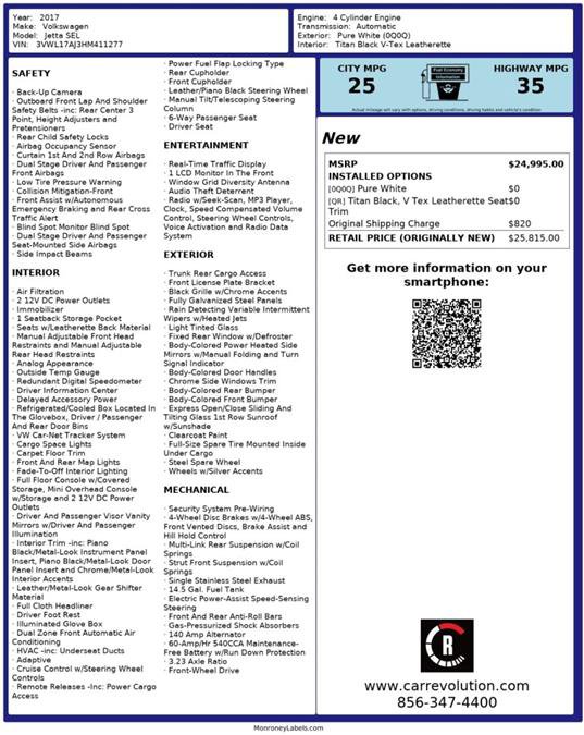 Used 2017 Volkswagen Jetta SEL image 8