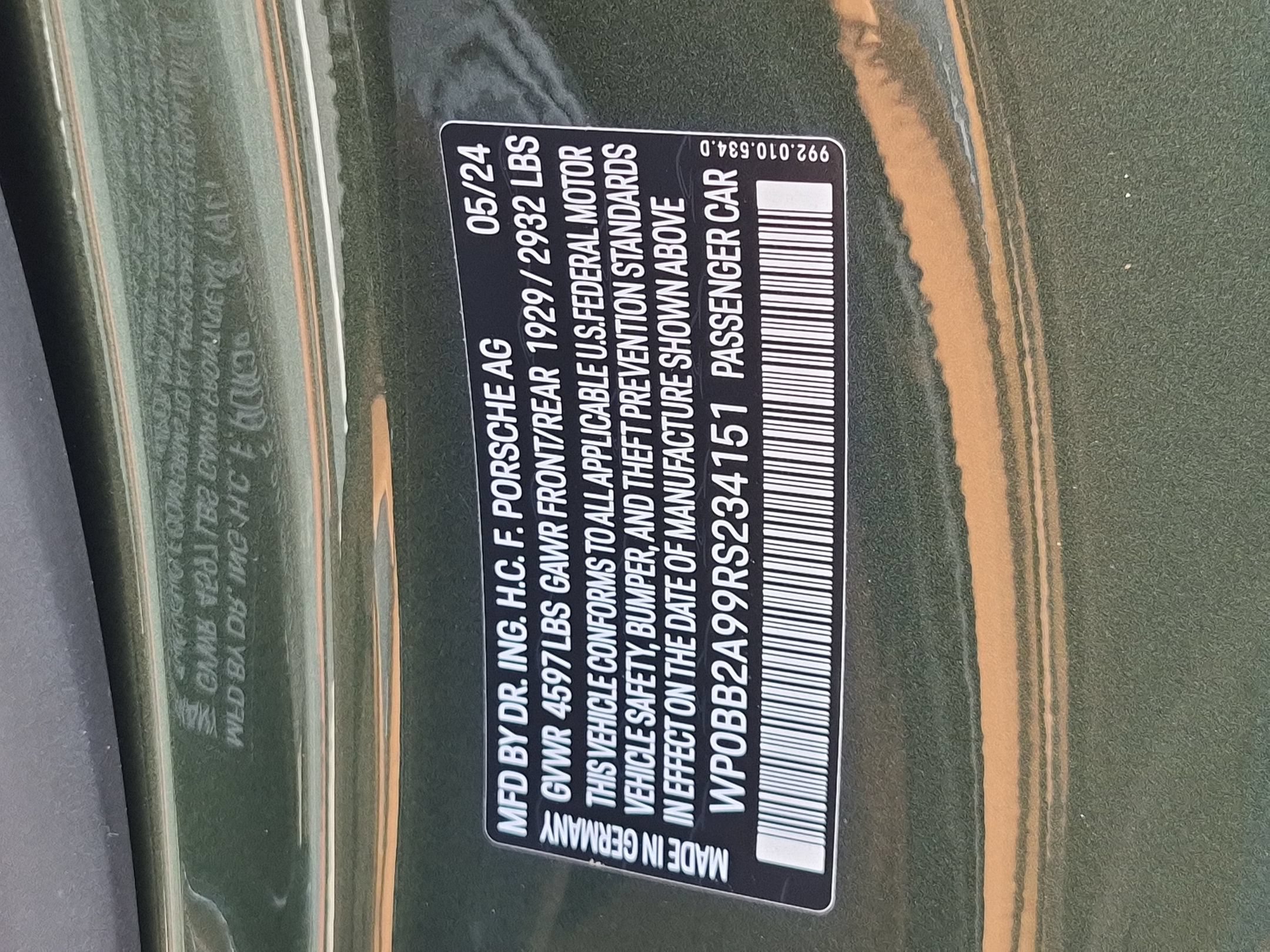 Certified 2024 Porsche 911 Targa 4 GTS AWD/4WD image 28