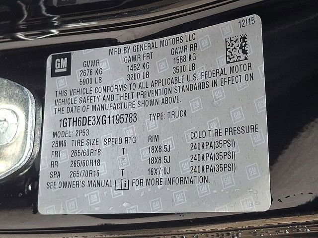 Used 2016 GMC Canyon SLT w/ Trailering Package image 26