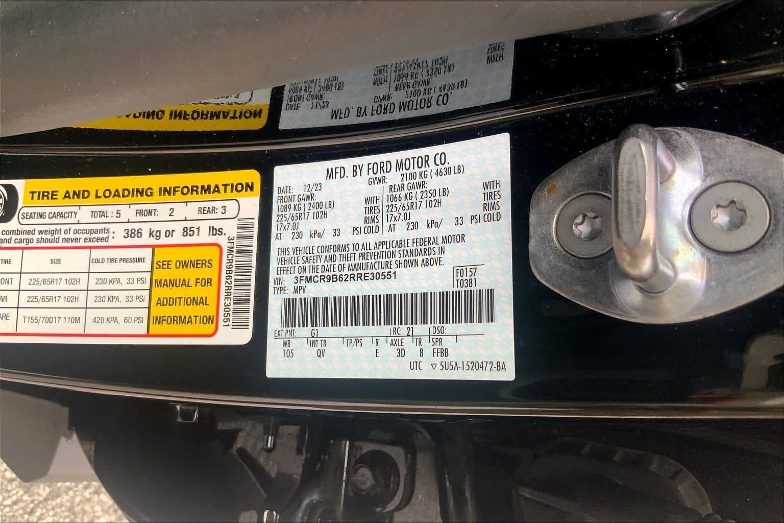 Certified 2024 Ford Bronco Sport Big Bend AWD/4WD image 29