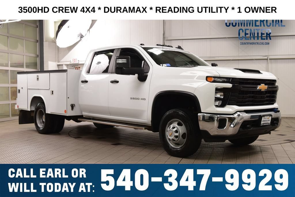 Used 2024 Chevrolet Silverado 3500 W/T w/ WT Convenience Package AWD/4WD video 1