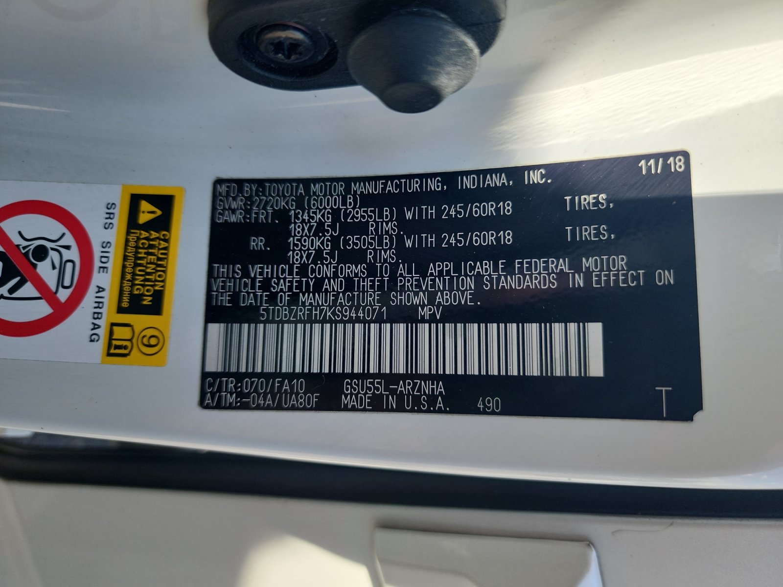 Used 2019 Toyota Highlander Plus AWD/4WD image 25