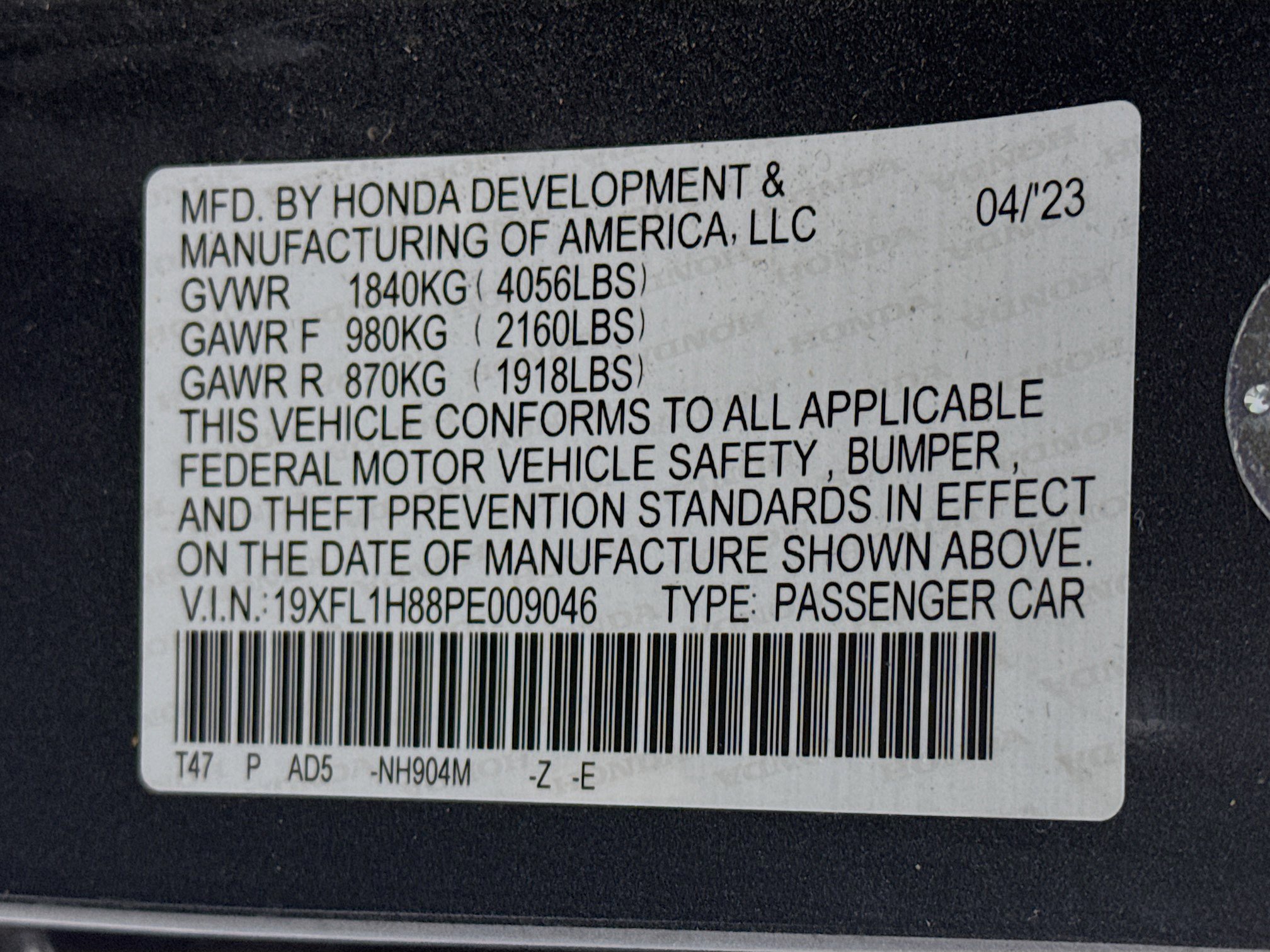 Certified 2023 Honda Civic Sport Touring image 33