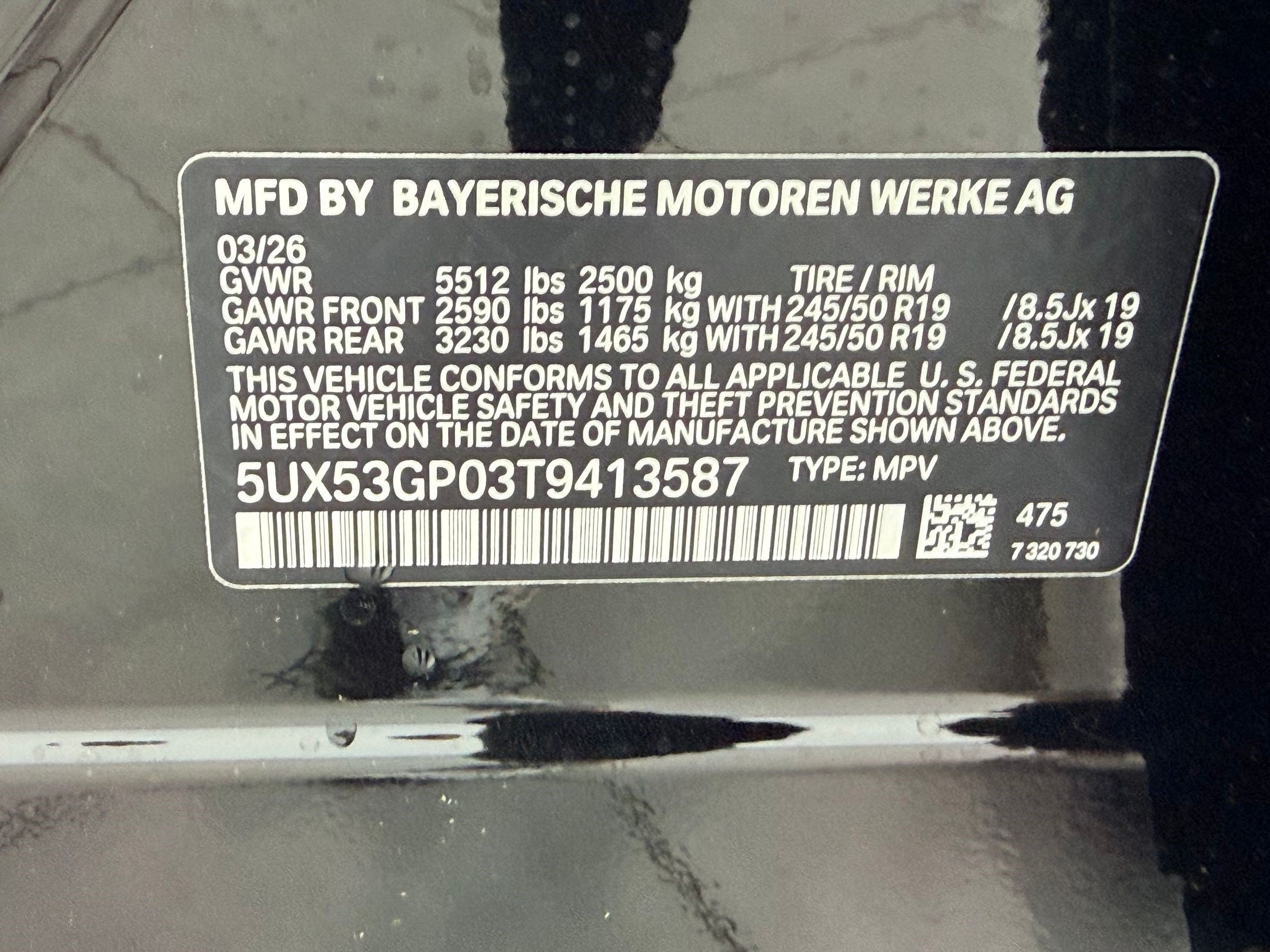 New 2026 BMW X3 xDrive30i w/ Convenience Package AWD/4WD image 19
