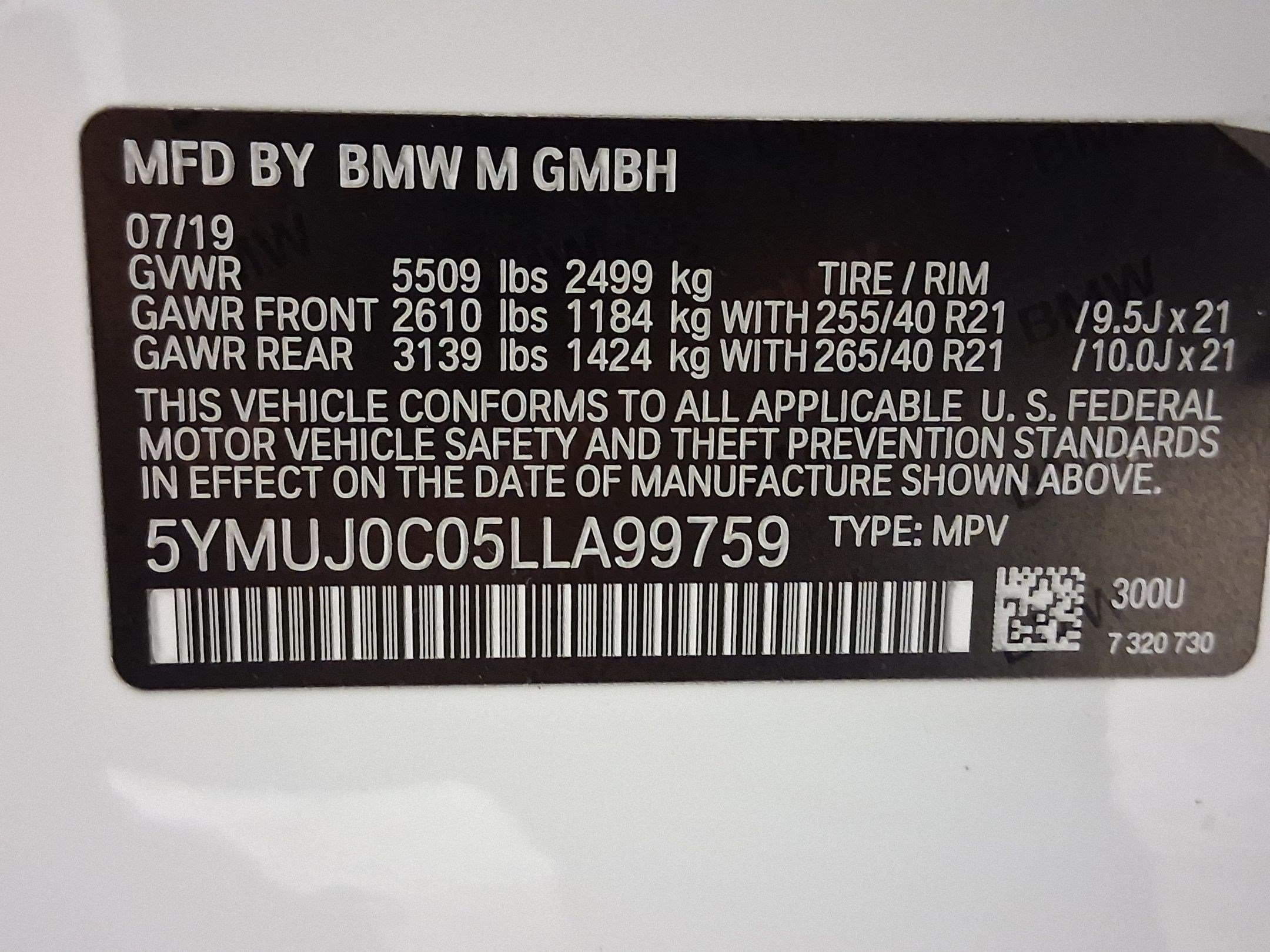 Used 2020 BMW X4 M w/ Executive Package AWD/4WD image 26
