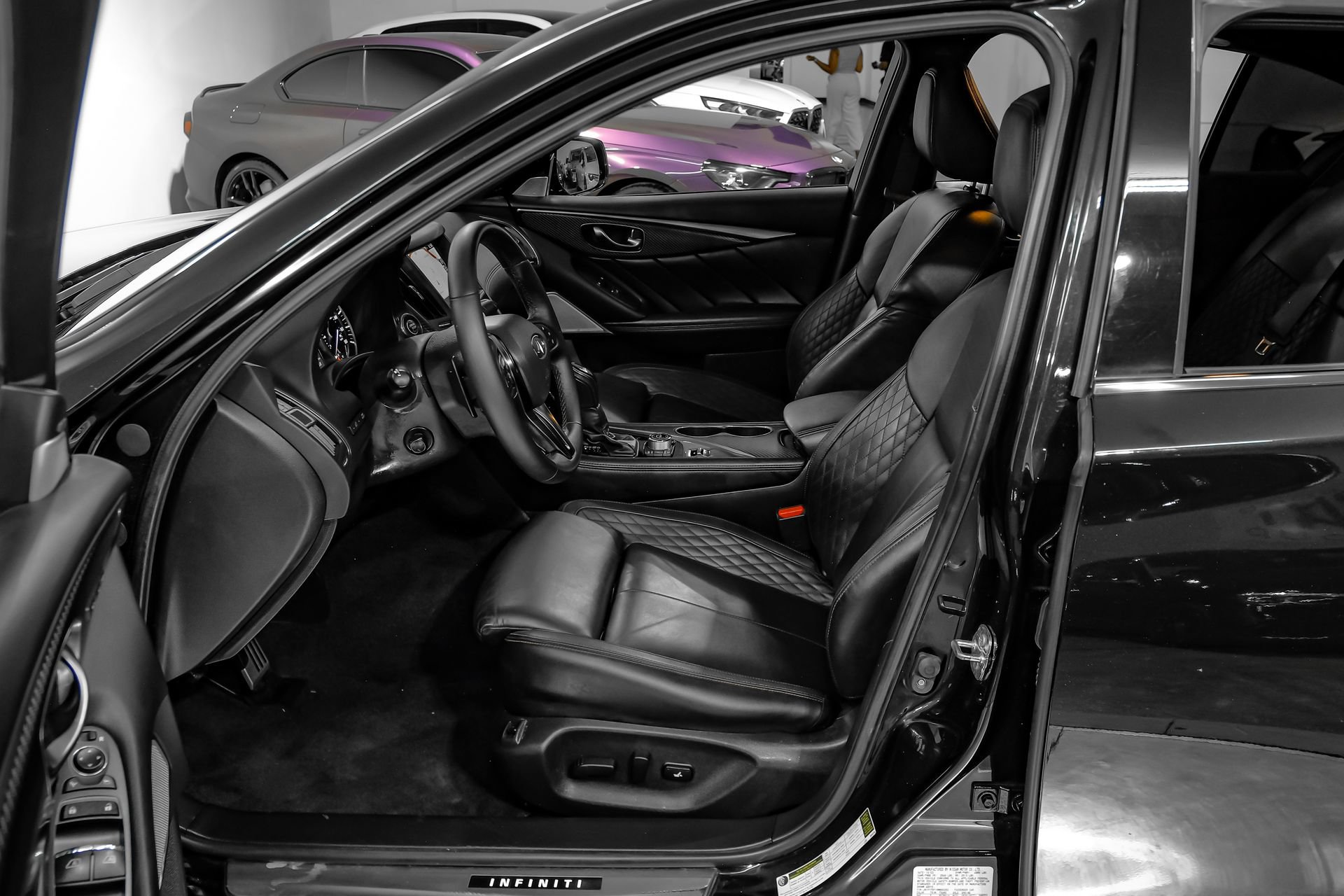 Used 2024 INFINITI Q50 Red Sport 400 w/ Black Opal Edition RWD image 4