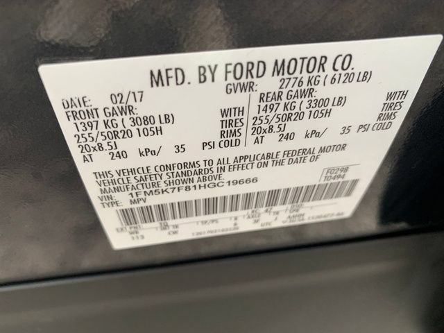 Used 2017 Ford Explorer Limited FWD image 35