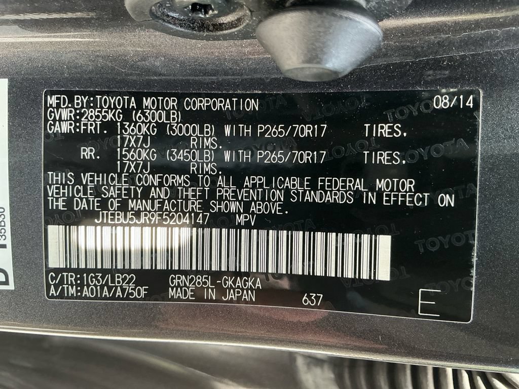 Used 2015 Toyota 4Runner SR5 Premium AWD/4WD image 30