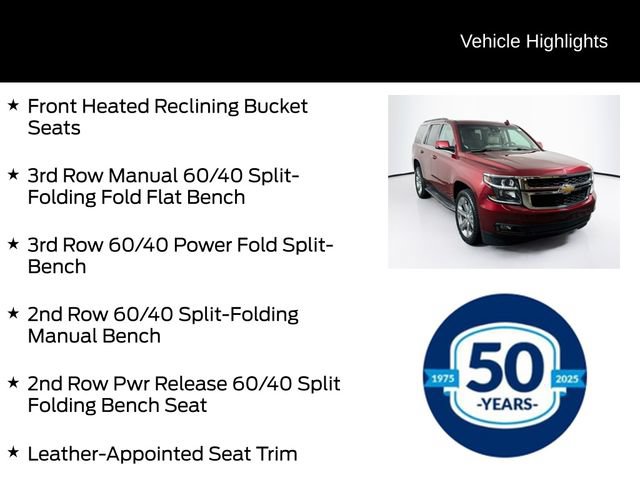 Used 2016 Chevrolet Tahoe LT w/ Luxury Package AWD/4WD image 16