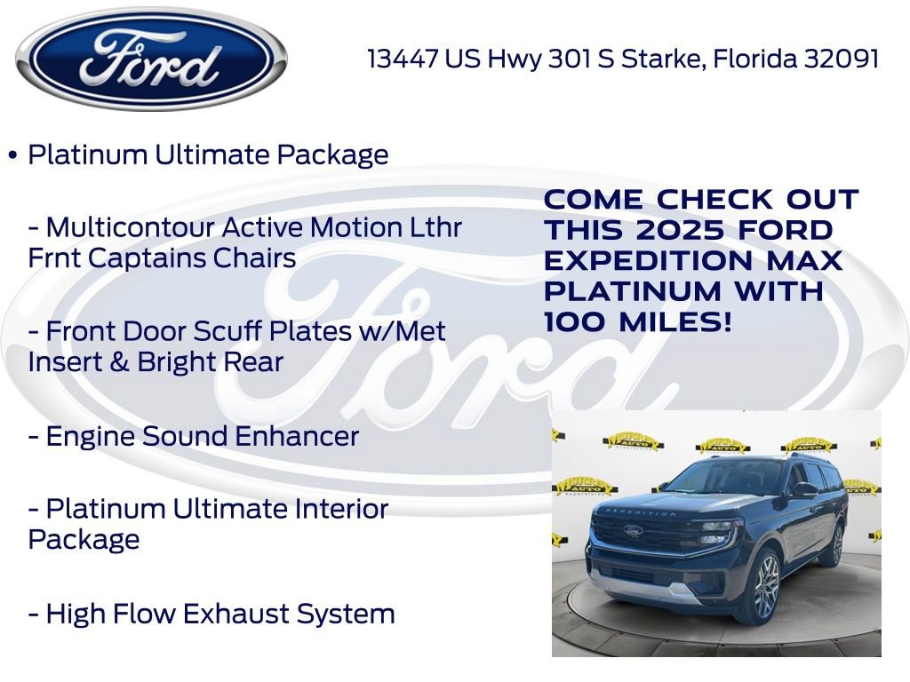 New 2025 Ford Expedition Max Platinum w/ Platinum Ultimate Package image 25