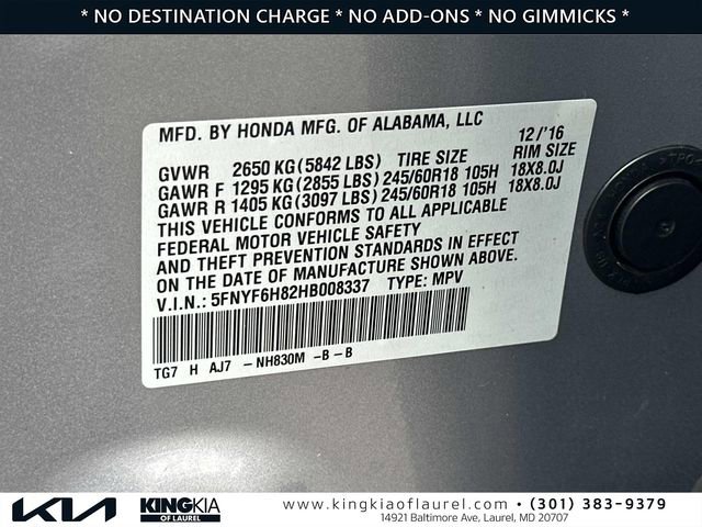 Used 2017 Honda Pilot EX-L image 31