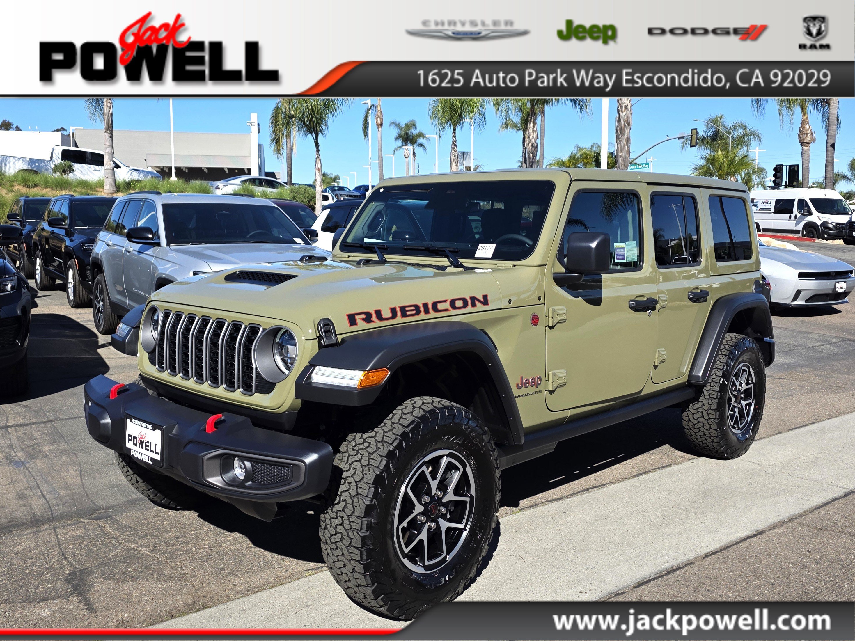 New 2026 Jeep Wrangler Unlimited Rubicon w/ Safety Group AWD/4WD image 1
