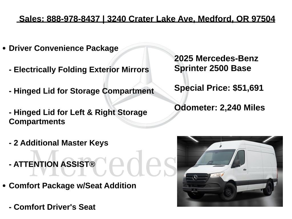 Used 2025 Mercedes-Benz Sprinter 2500 image 10