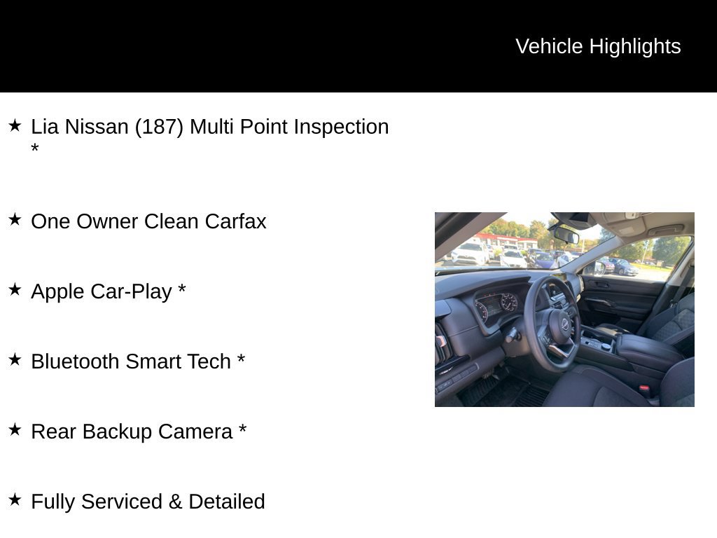 Used 2023 Nissan Pathfinder S AWD/4WD image 11