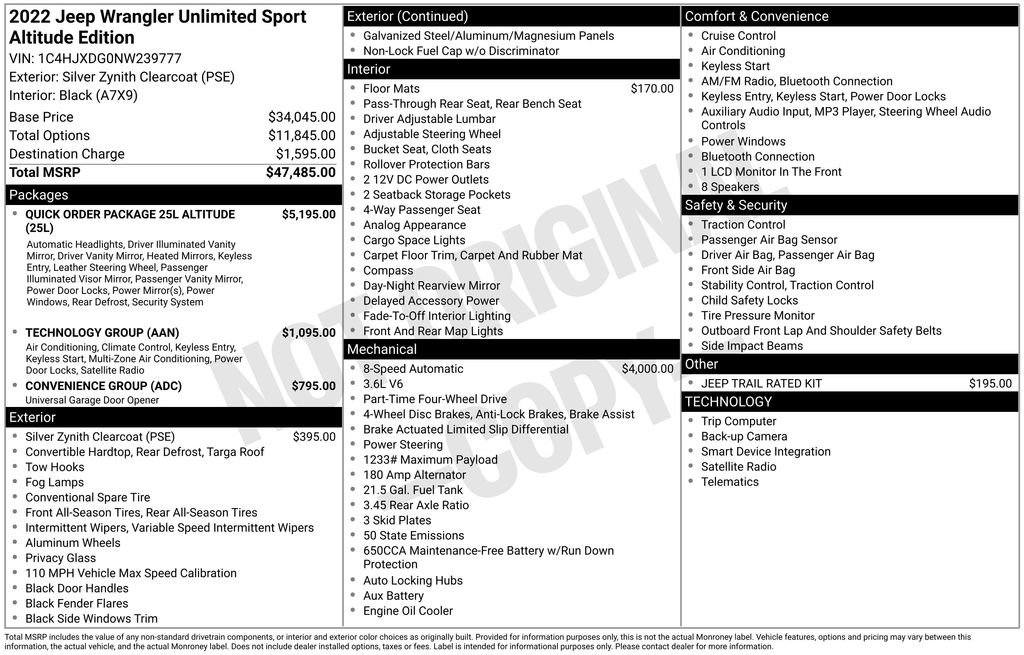 Used 2022 Jeep Wrangler Unlimited Sport image 5