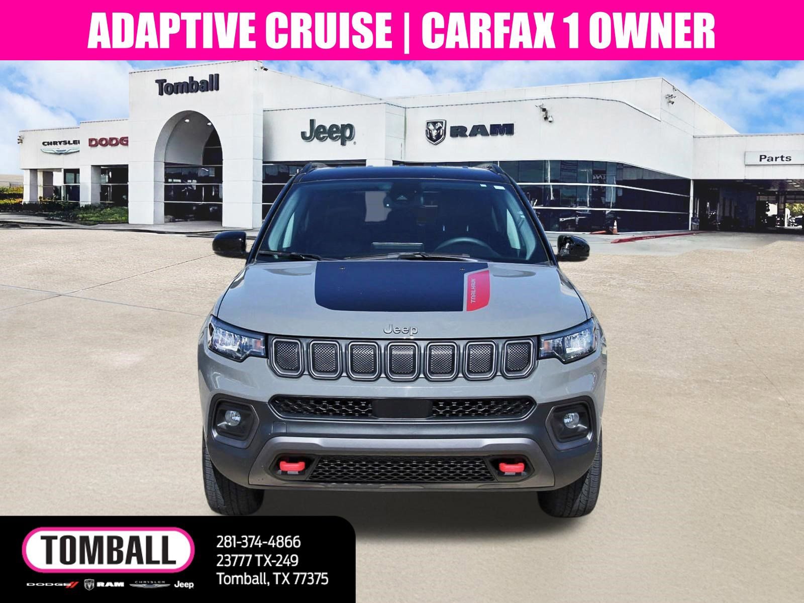 Used 2022 Jeep Compass Trailhawk AWD/4WD image 2