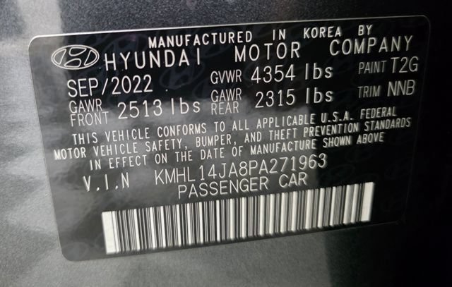 Used 2023 Hyundai Sonata SEL w/ Convenience Package FWD image 39