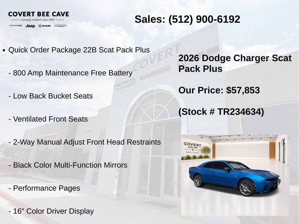 New 2026 Dodge Charger Scat Pack AWD/4WD image 7
