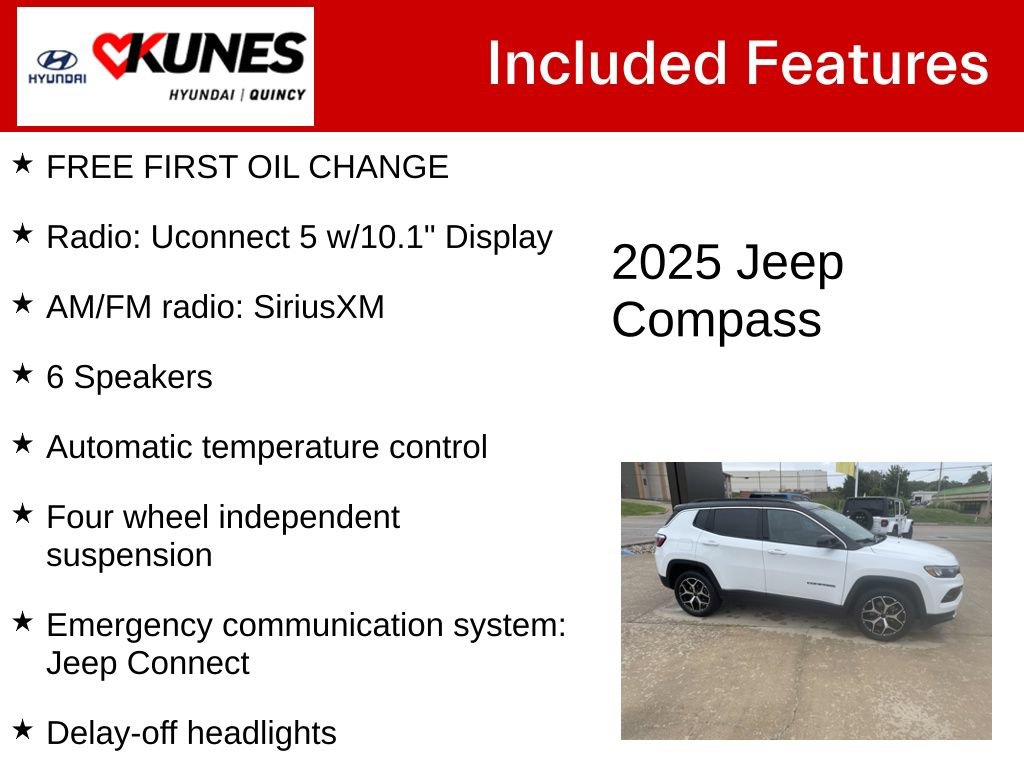 Used 2025 Jeep Compass Limited AWD/4WD image 3