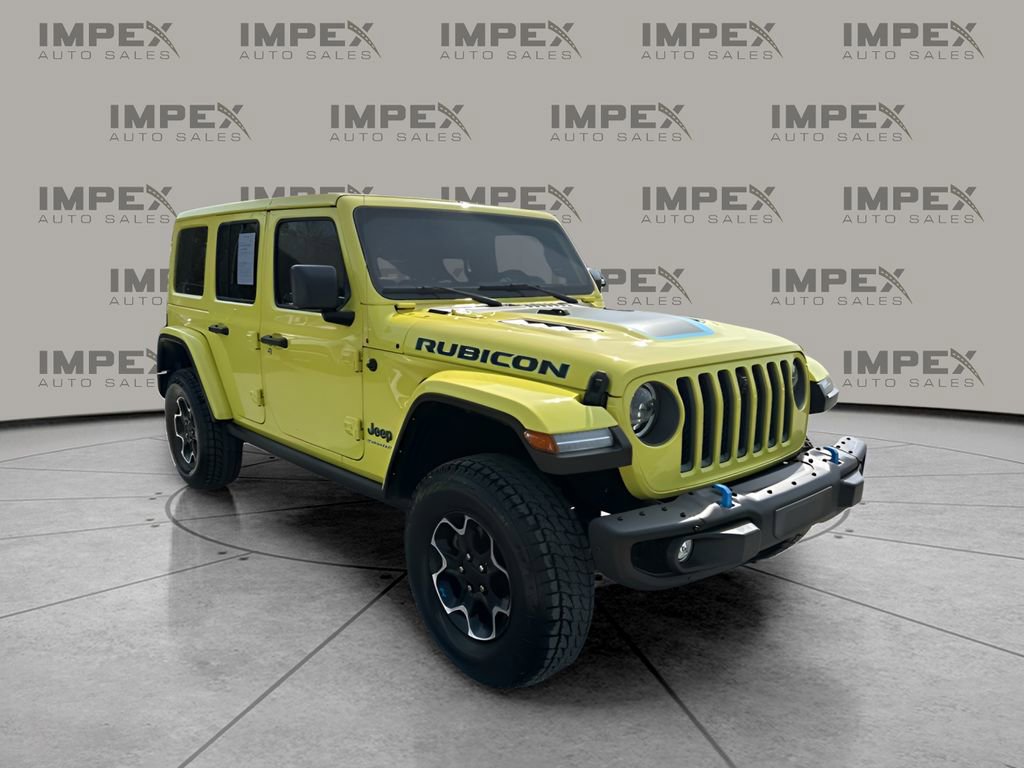 Used 2023 Jeep Wrangler Unlimited Rubicon 4xe w/ Steel Bumper Group AWD/4WD image 7