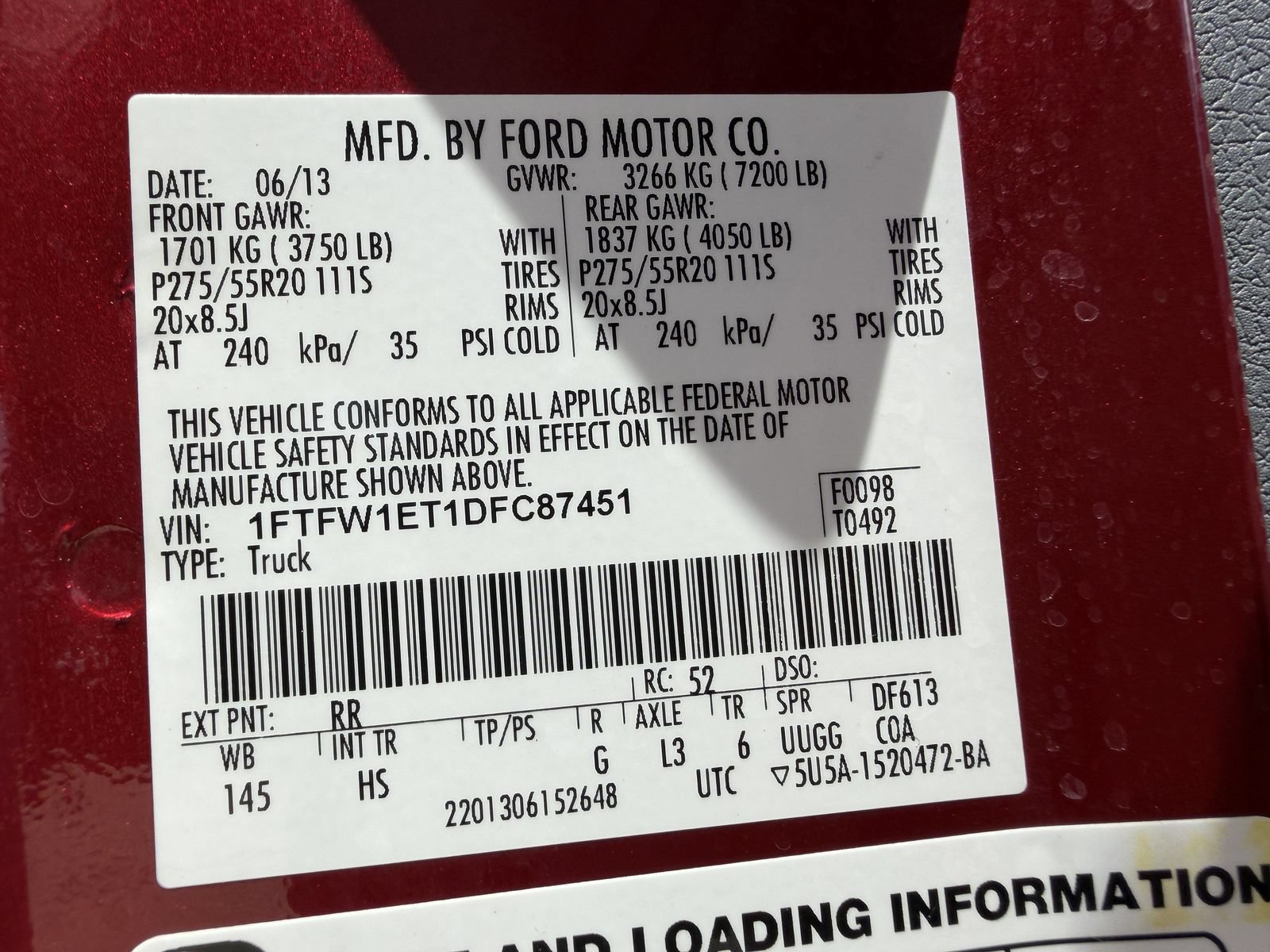 Used 2013 Ford F150 Lariat w/ Luxury Equipment Group AWD/4WD image 31