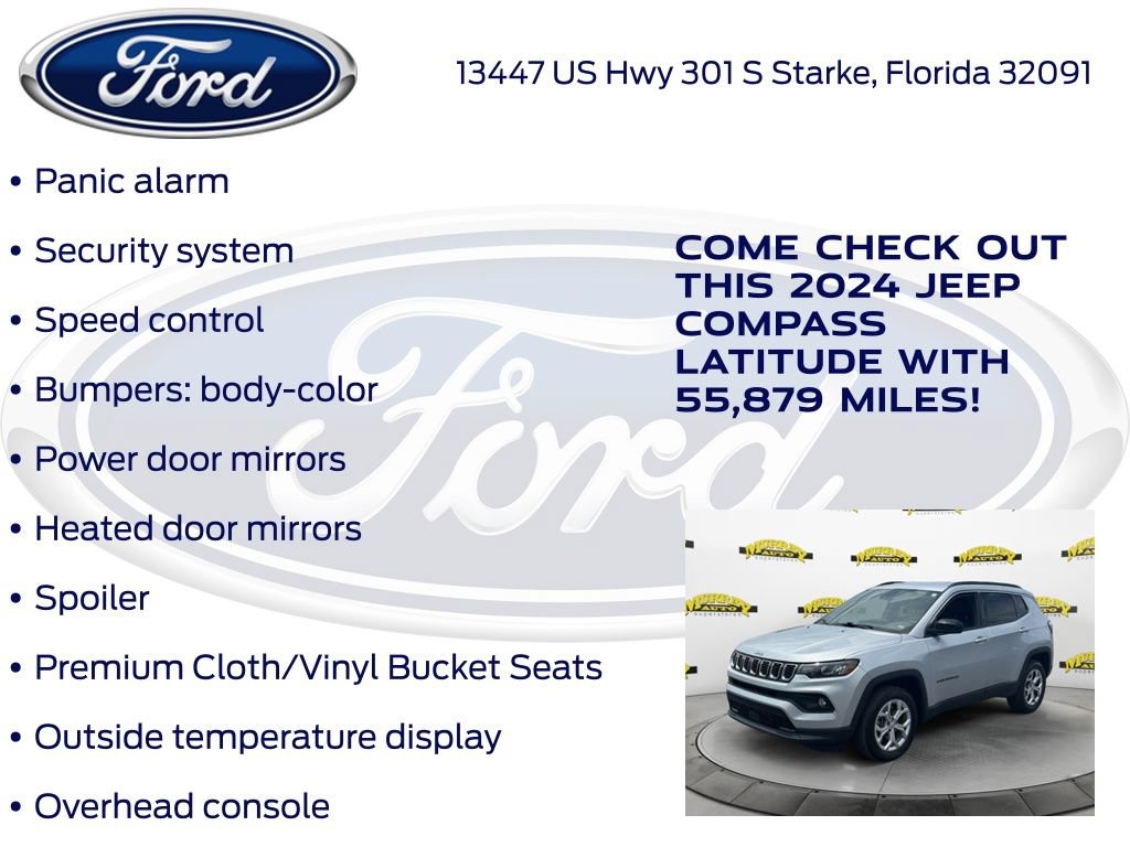 Used 2024 Jeep Compass Latitude AWD/4WD image 30