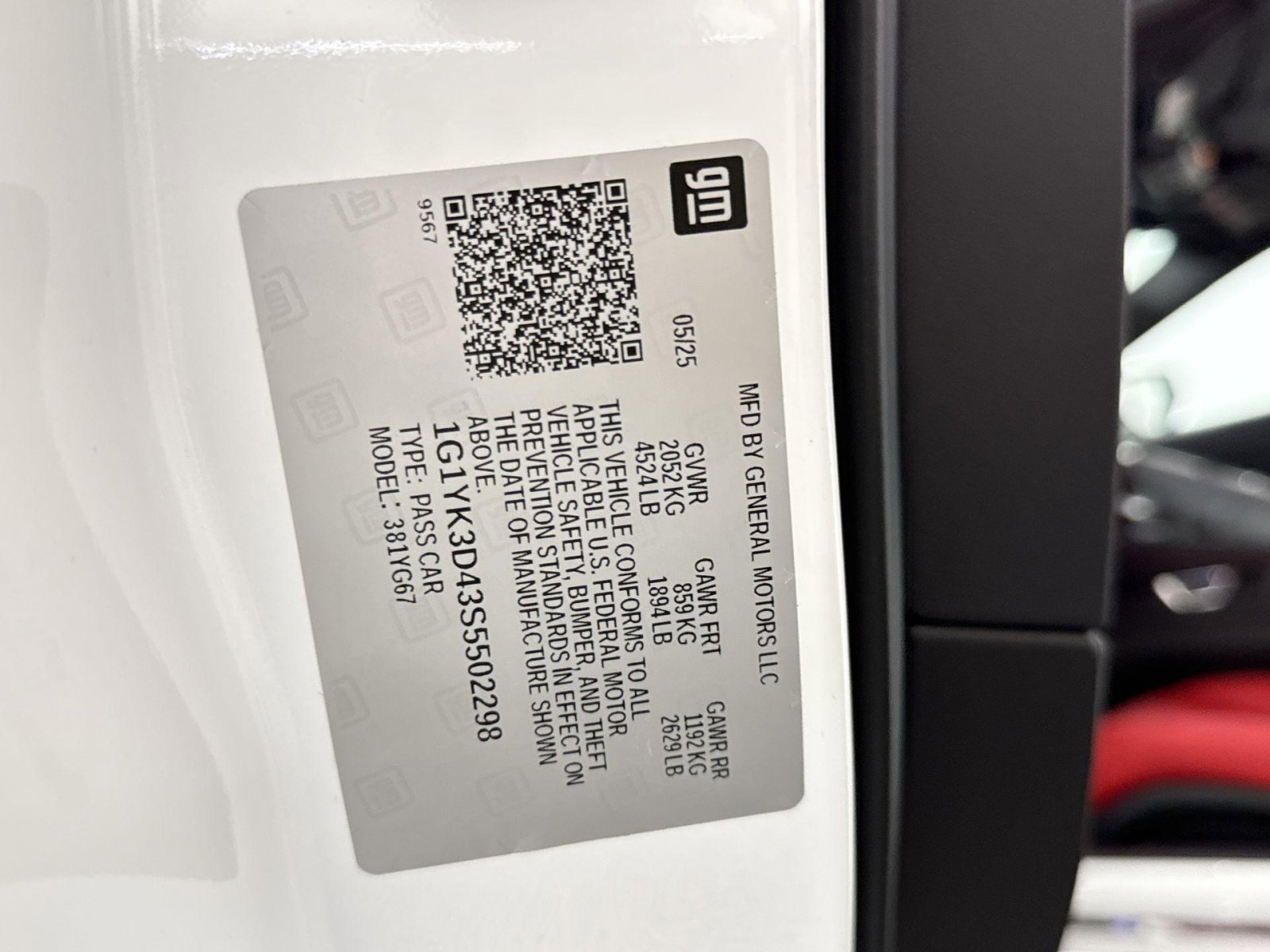 New 2025 Chevrolet Corvette E-Ray w/ Battery Protection Package image 25