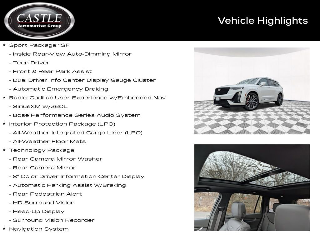 Used 2024 Cadillac XT6 Sport w/ Technology Package AWD/4WD image 4