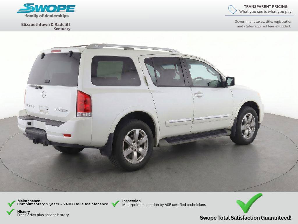 Used 2014 Nissan Armada Platinum w/ 2nd Row Captain Seat Package AWD/4WD image 6