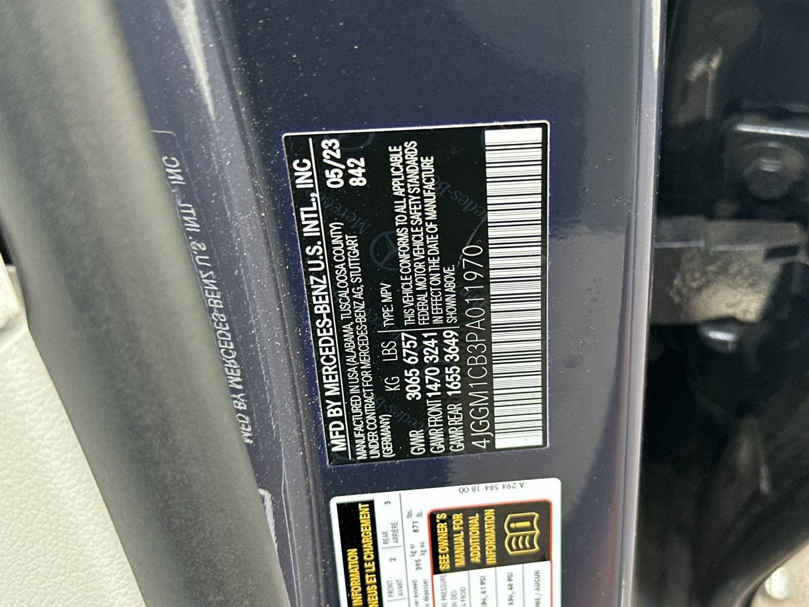 Certified 2023 Mercedes-Benz EQE 350+ 4MATIC SUV image 36