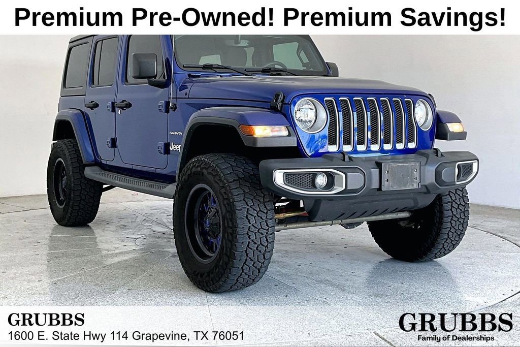 Used 2018 Jeep Wrangler Unlimited Sahara image 1